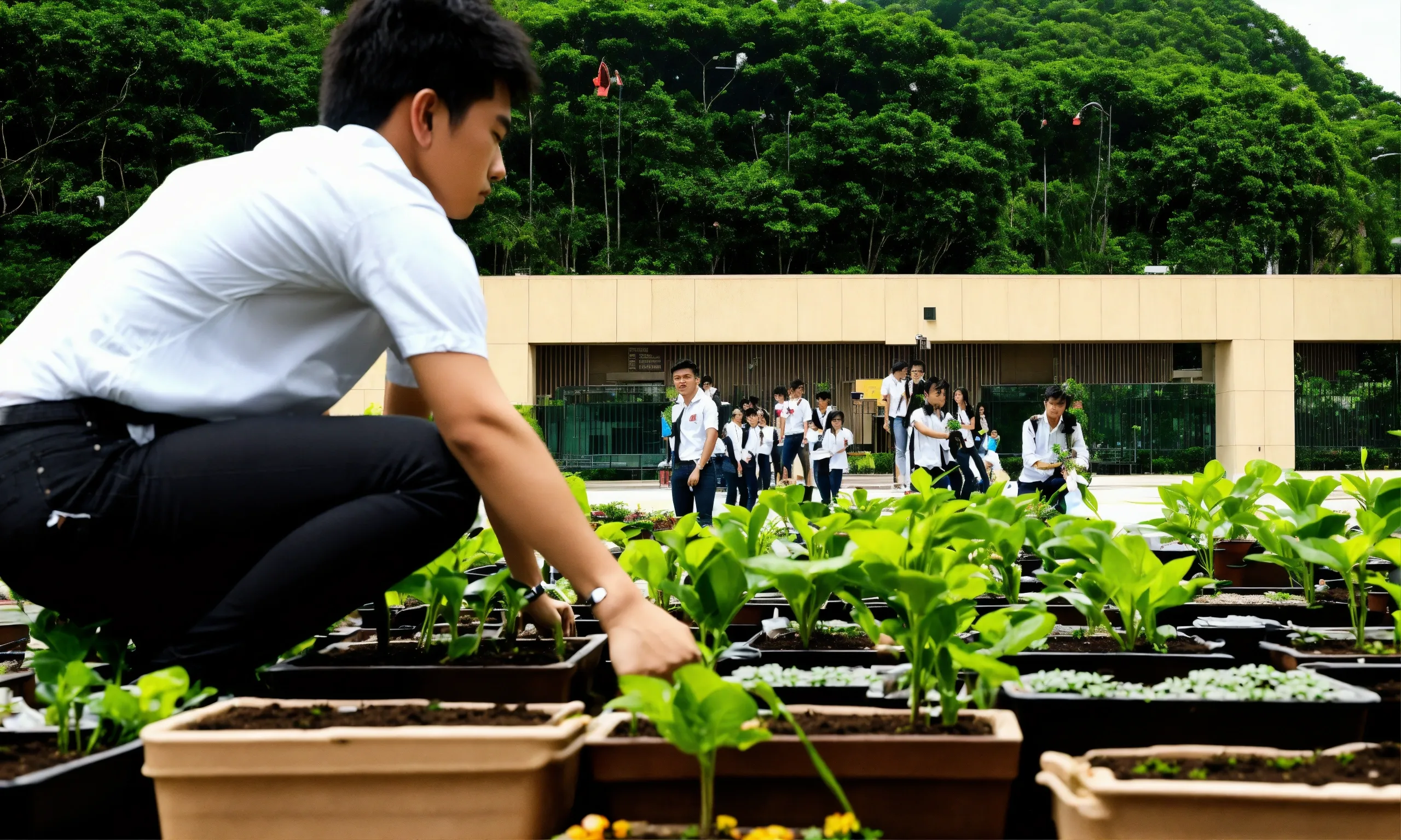 Japanese-inspired minimalist arrangement